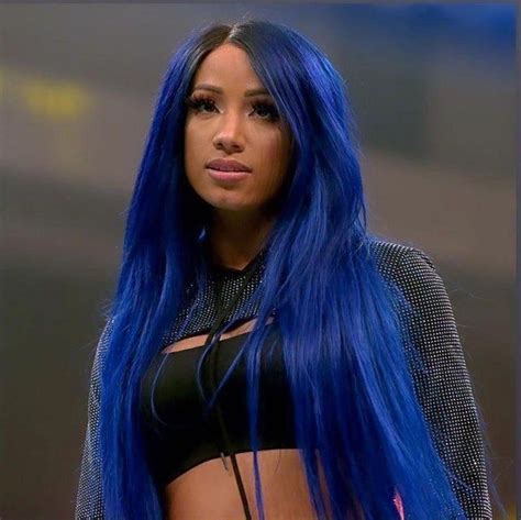 sasha banks real hair